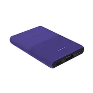 TERRATEC Powebank P50 fialová / 5000 mAh / 5V / 2.1A / 1x Micro-USB (vstup) / 1x USB-C / 1x USB-A