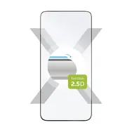 FIXED Ochranné tvrdené sklo Full-Cover pre Samsung Galaxy S24 čierna / lepenie cez celý displej 