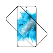 FIXED Ochranné tvrdené sklo Full-Cover pre Samsung Galaxy S24+ čierna / lepenie cez celý displej 