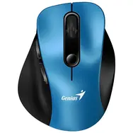 Genius Ergo 9000S modrá / Bezdrôtová myš / 2400 DPI / 2.4 GHz USB-A dongle / Bluetooth / 1x AAA