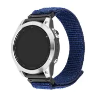 FIXED Nylonový remienok Nylon Sporty Strap pre Garmin QuickFit 22mm tmavomodrý