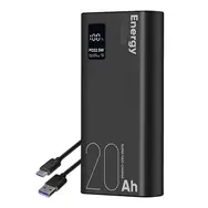 Obal:Me EnergyPulse Powerbanka 20000mAh 22.5W čierna