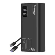 Obal:Me EnergyPulse Powerbanka 30000mAh 22.5W čierna