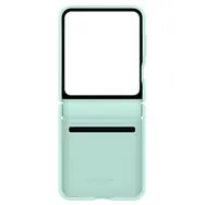 Samsung Ochranný kryt z vegánskej kože pre Samsung Galaxy Z Flip 6 zelená