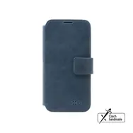 FIXED Kožené puzdro typu kniha ProFit pre Apple iPhone 16 PLUS modré