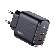 VOLTME Revo 45 Duo CC 45W čierna / GaN / 45W / 2x USB-C 