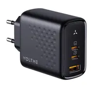 VOLTME Revo 67 CCA 67W čierna / GaN / 67W / 2x USB-C / 1x USB-A 