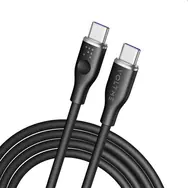 VOLTME Powerlink Moss Series CTC Kábel USB-C(M) 5A/100W 1.8m čierna / 2x USB-C(M)