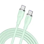 VOLTME Powerlink Moss Series CTC Kábel USB-C(M) 5A/100W 1.8m zelená / 2x USB-C(M)
