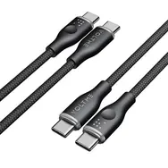VOLTME Powerlink Rugg Series CTC Kábel USB-C(M) 3A/60W 1m čierna / 2x USB-C(M)