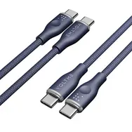 VOLTME Powerlink Rugg Series CTC Kábel USB-C(M) 3A/60W 1m modrá / 2x USB-C(M)