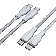 VOLTME Powerlink Rugg Series CTC Kábel USB-C(M) 3A/60W 1m šedá / 2x USB-C(M)