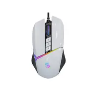 A4Tech Bloody Myš W60 Max Activated biela / Herná myš / 12000DPI / 8 tlačidiel / USB / 1.8 m