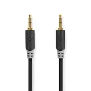 Nedis Stereo Audio kábel jack 3.5 mm (M) - jack 3.5 mm (M) 3.00 m čierna 
