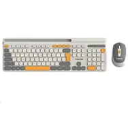 Canyon CNS-HSETW5BG-CS béžová / bezdrôtový SET CS klávesnica + optická myš / 2.4 Ghz / 105 kláves / CZ/SK