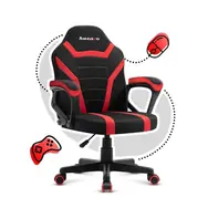 Huzaro Ranger 1.0 MESH červená / Detská herná stolička / nastaviteľná / nosnosť až 130 kg / látka & sieťovina