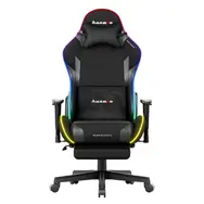Huzaro Force 5.7 RGB čierna / Herná stolička / nastaviteľná / nosnosť až 136 kg / látka