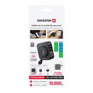Swissten 22013978 Cestovná powerbanka (USA/ EU/UK) 10000 mAh 20W čierna