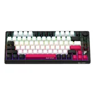 LORGAR KBP7075W (CZ&SK) čierna/červená / bezdrôtová herná klávesnica 75% / CZ&SK / 2.4GHz / BT 5.0 / RGB