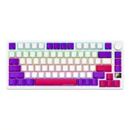 LORGAR KBP7075W (CZ&SK) biela / bezdrôtová herná klávesnica 75% / CZ&SK / 2.4GHz / BT 5.0 / RGB
