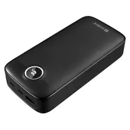 Sandberg SemiSolidState Powerbank 20000mAh čierna / 1x USB-A + 2x USB-C / 20W