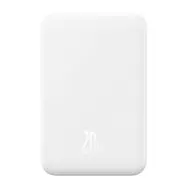 Rozbalené - Baseus P10022107223-00 biela / Powerbanka / 5000mAh / USB-C / MagSafe / 20W / rozbalené