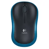 Rozbalené - Logitech myš Wireless Mouse M185 / optická / 3 tlačidlá / modrá-čierna / rozbalené