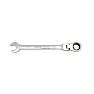 YATO Očkoplochý račňový kľúč s kĺbom / 19 mm / Dĺžka 245 mm / 72 zubov / CrV