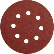 YATO Brúsny papier s otvormi / Priemer 125 mm / Zrnitosť 120 / Suchý zips / 5 ks