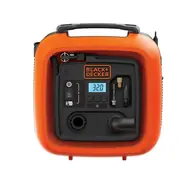 Black&amp;Decker ASI400 / Mobilný kompresor / DC12V / Max. tlak 11 bar / Prietok vzduchu 9.5 l-min