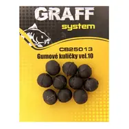 Graff Gumové guličky Veľkosť 10 10ks