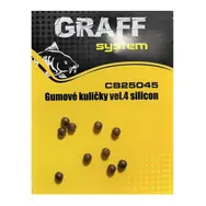 Graff Silikónové guličky Veľkosť 4 10ks
