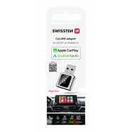Rozbalené - Swissten CarLink adaptér (Apple CARPLAY/ANDROID AUTO) / Bluetooth / USB-A/C / rozbalené