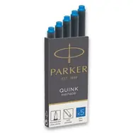 PARKER Royal Quink Atramentové bombičky modrá 5ks - umývateľné / UMÝVATEĽNÉ / do plniacich pier PARKER