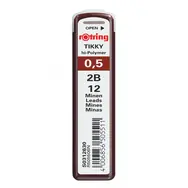 Rotring Tuhy 0.5mm - 2B 12 ks / Tuhy do mikroceruzky