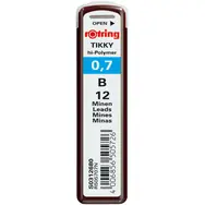 Rotring Tuhy 0.7mm - B 12 ks / Tuhy do mikroceruzky