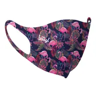 BAAGL Antibakterialná rúška pre dospelých Flamingo / 17.5x12.5 cm / ióny striebra