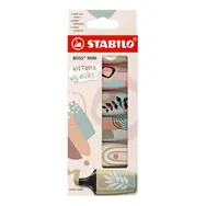STABILO® BOSS MINI Naturevibes - 6 ks súprava - 6 rôznych farieb