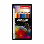 STABILO® CarbOthello - ARTY+ - 12 ks sada v plechu - 12 rôznych farieb