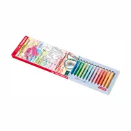 STABILO® swing cool - 18 ks deskset - 8 neónových a 10 pastelových farieb