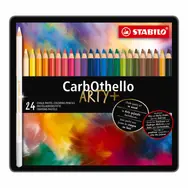STABILO® CarbOthello - ARTY+ - 24 ks sada v plechu - 24 rôznych farieb