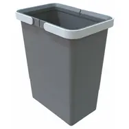 Elletipi SMALL 6 L Plastový kôš s rukoväťami sivá / bez veka / 28 x 15 x 22.5 cm
