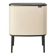 Brabantia Bo Touch Odpadkový kôš na triedený odpad 3 x 11 L béžová / 54 x 68 x 31.2 cm