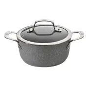 BALLARINI Salina 1005133 Hrniec so sklenenou pokrievkou 24 cm / 4.7 l / kovaný hliník 