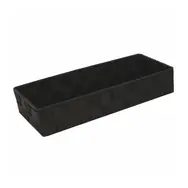 Compactor TEX - košík L čokoládová / Úložný organizér do zásuvky / 30 x 12 x 7 cm 
