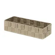 Compactor TEX - košík L Taupe (šedo-béžová) / Úložný organizér do zásuvky / 30 x 12 x 7 cm 