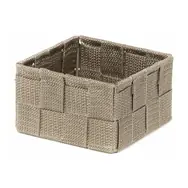 Compactor TEX - košík S Taupe (šedo-béžová) / Úložný organizér do zásuvky / 12 x 12 x 7 cm