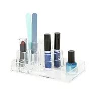 Compactor Organizer na kozmetiku a Make- UP - 8 priehradok číry plast