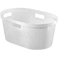 Curver Infinity Dots Kôš na bielizeň 40 l biela 