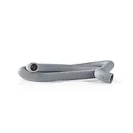 Nedis Vypúšťacia Hadica šedá / 22 mm / 19 mm / 0.5 Bar / 60 °C / 2.50 m / Aplikácia: Umývačka & Práčka 